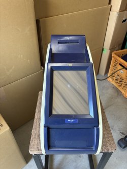 画像1: グローリーナスカ　レシート発券機　JR-7（青）